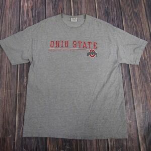 Ohio State Buckeyes Shirt Mens XL Gray College Football NCAA Short Sleeve Tee